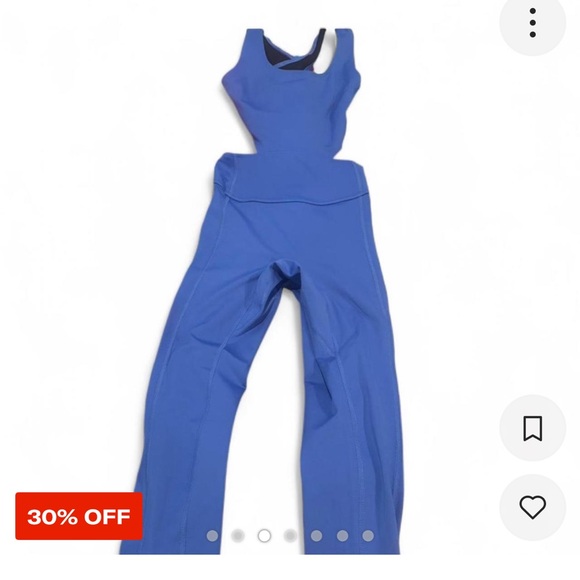 Free People Pants - Free people Blue Athletic Jumpsuit